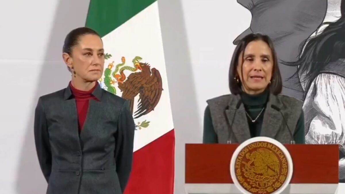 Luz Elena González, secretaria de Energía, en la mañanera
