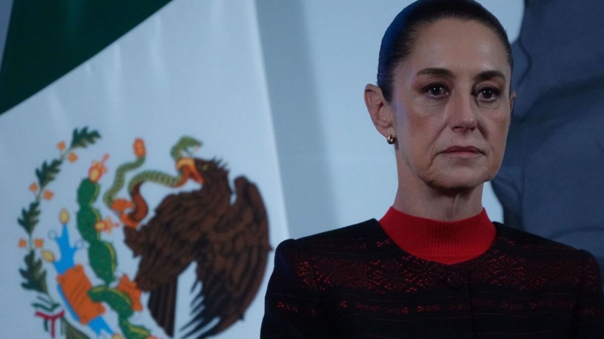La presidenta Sheinbaum durante la Mañanera