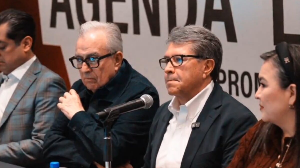 Monreal reafirma respaldo a Rocha Moya en Sinaloa