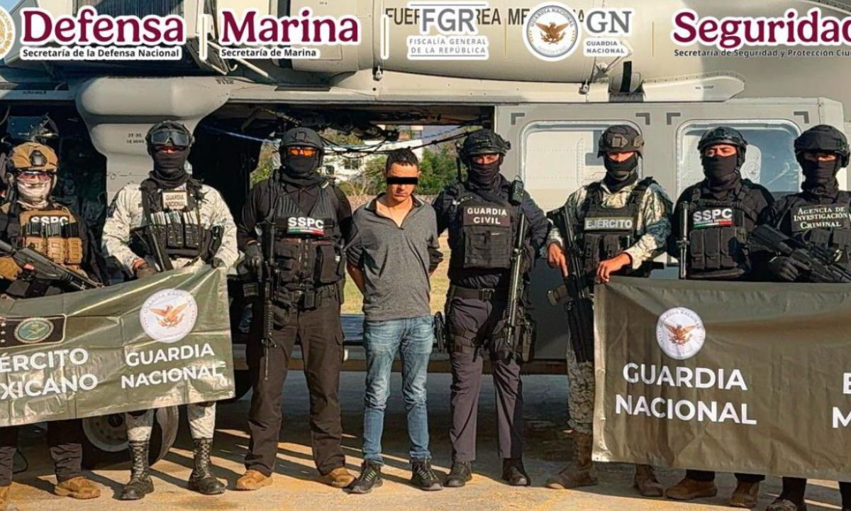 Gerardo N fue detenido en el municipio de Apatzingán.