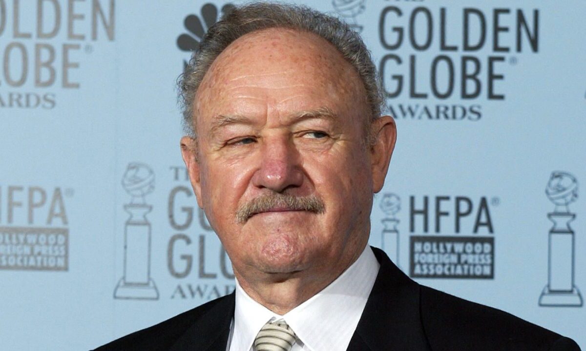 El actor Gene Hackman en la 60.ª edición de los Globos de Oro