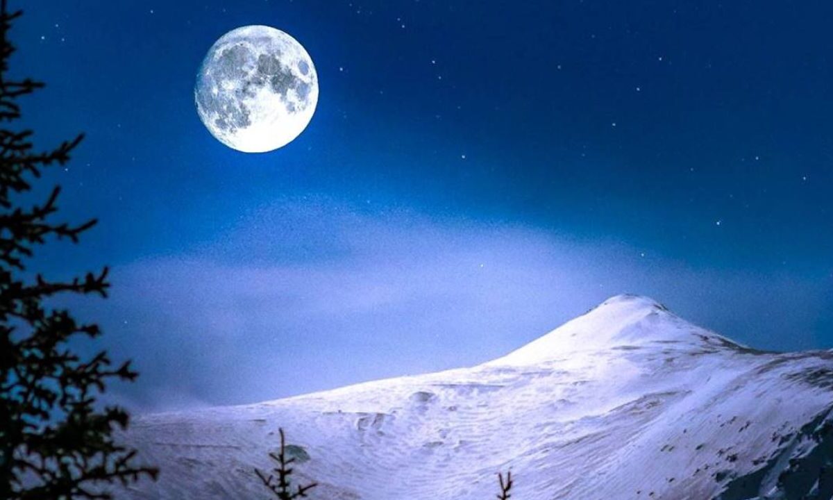 La Luna Llena de febrero es conocida como la Luna de Nieve