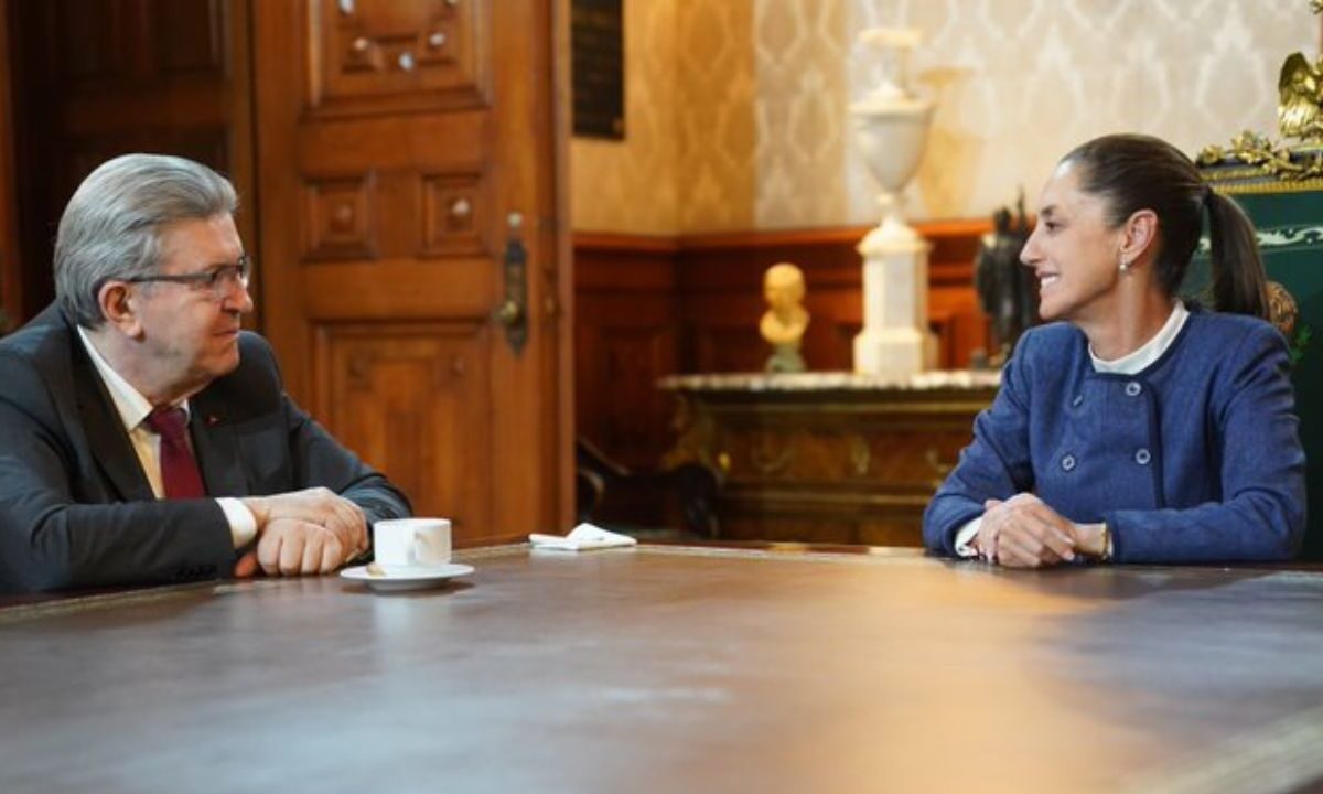 Sheinbaum Pardo y Jean-Luc Mélenchon reflexionaron sobre la importancia que tiene “el pueblo”.