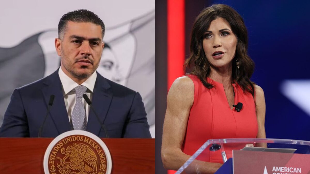 Omar García Harfuch y Kristi Noem sostuvieron llamada
