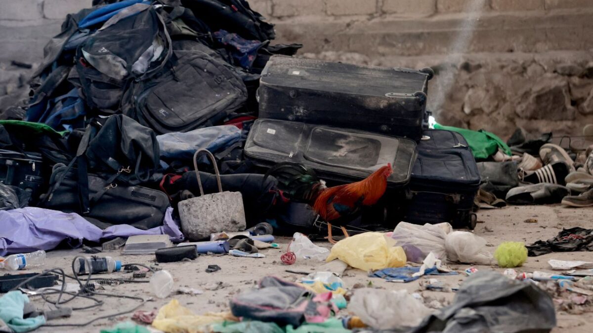 En el rancho Izaguirre se localizaron cientos de prendas, presuntamente de prendas de desaparecidos.
