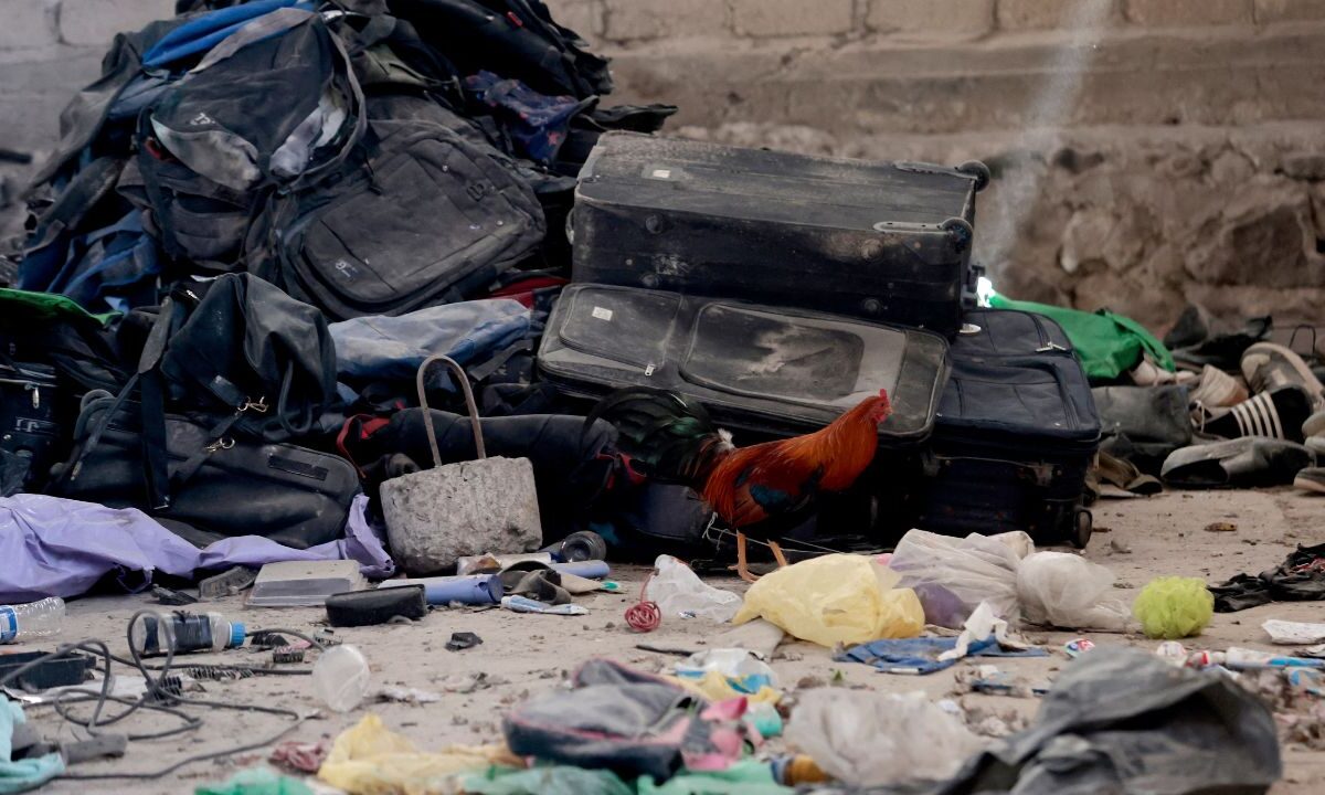En el rancho Izaguirre se localizaron cientos de prendas, presuntamente de prendas de desaparecidos.