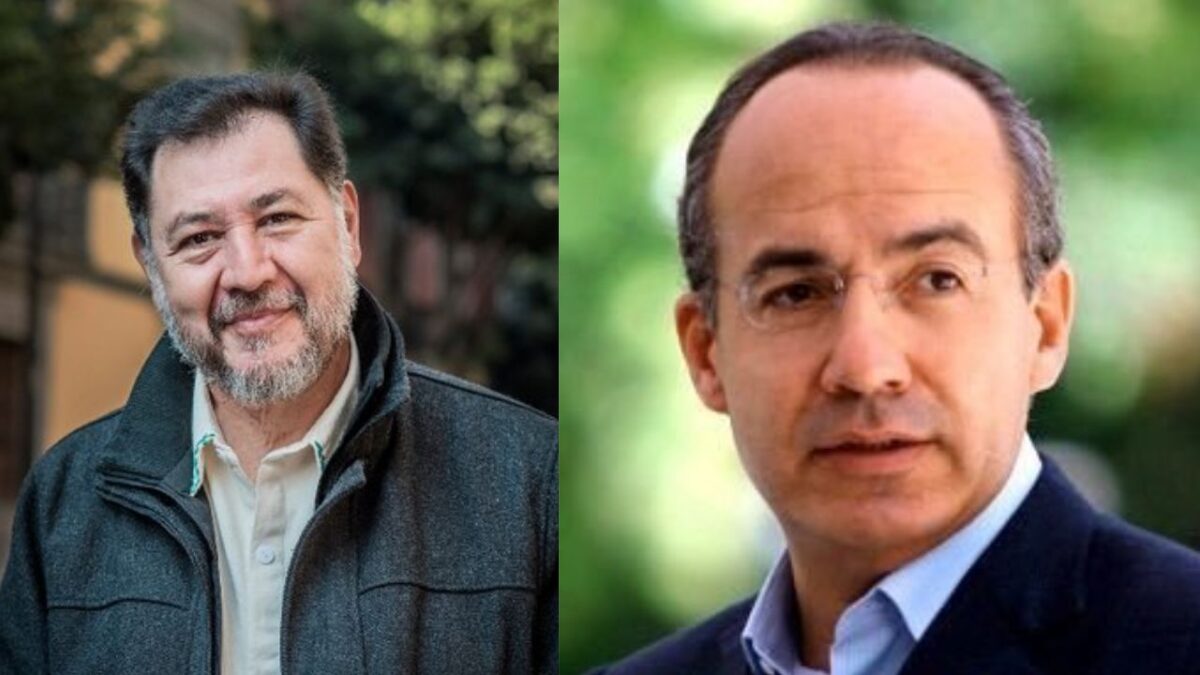 Noroña se burló de una columna en la que el autor pide que dejen en paz a Calderón