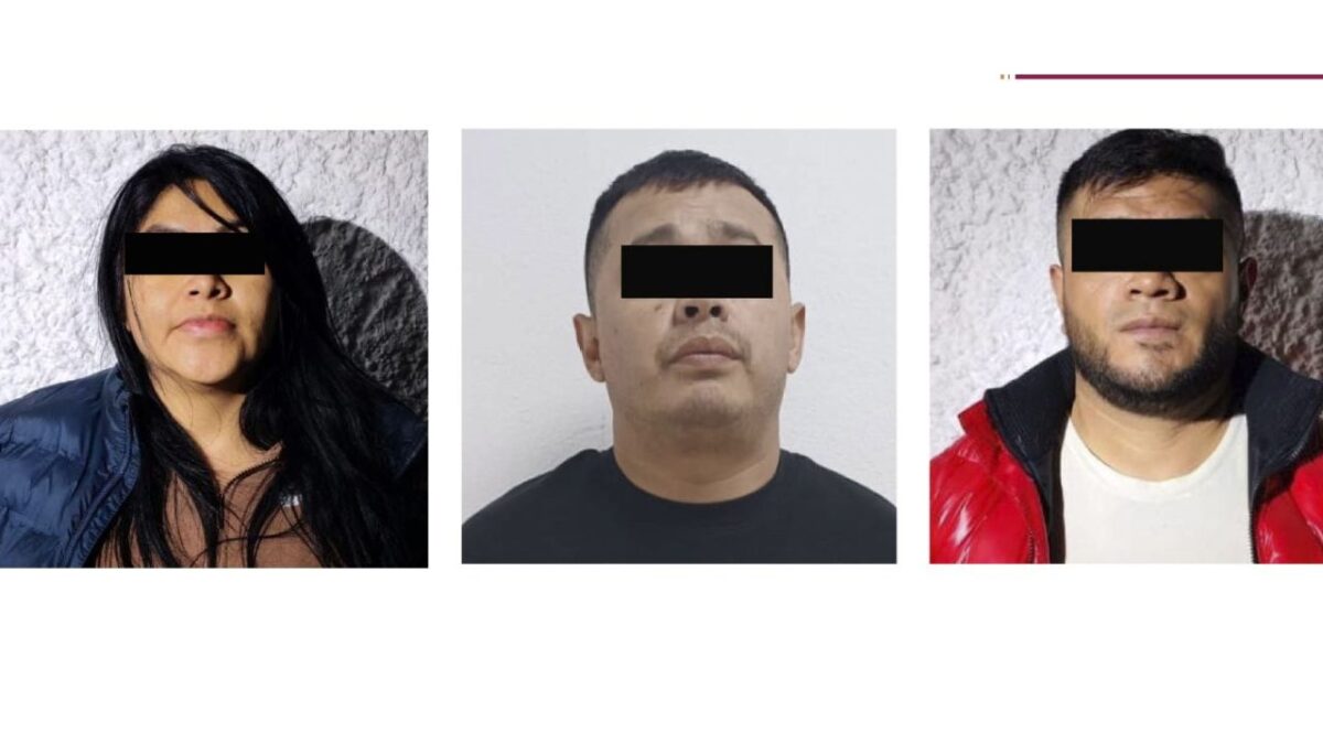 Los tres detenidos, posiblemente forman parte de un grupo delictivo, dedicado a la extorsión de comerciantes