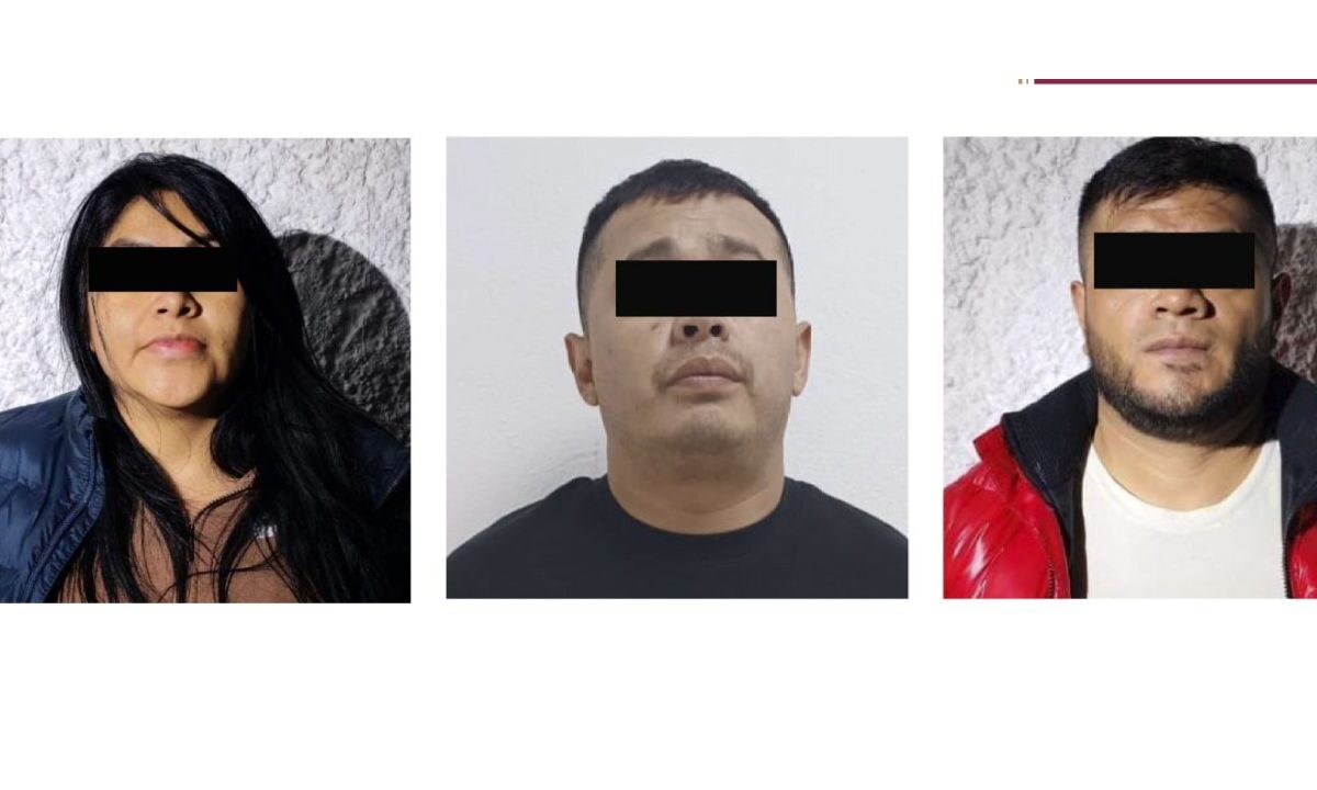 Los tres detenidos, posiblemente forman parte de un grupo delictivo, dedicado a la extorsión de comerciantes