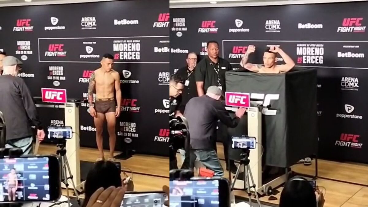 Ronaldo Rodríguez, 'Lazy Boy' no pudo cumplir en su primera tarea ante la báscula, de cara a su pelea ante Kevin Borjas este fin de semana.