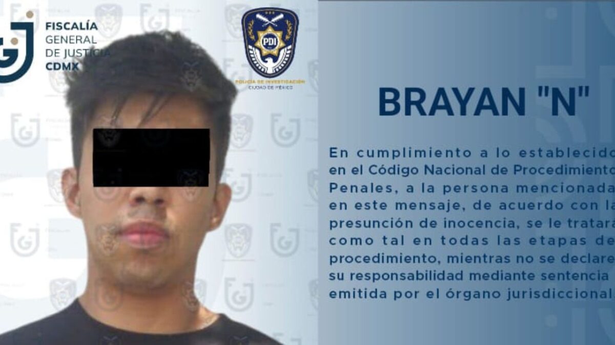 Al presunto feminicida de Tlaltelolco lo aprehendieron en el estado de Querétaro, donde se mantenía oculto con presuntos familiares