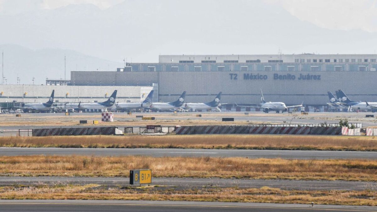 El AICM reporta que avión "aterrizó normal y sin contratiempos".