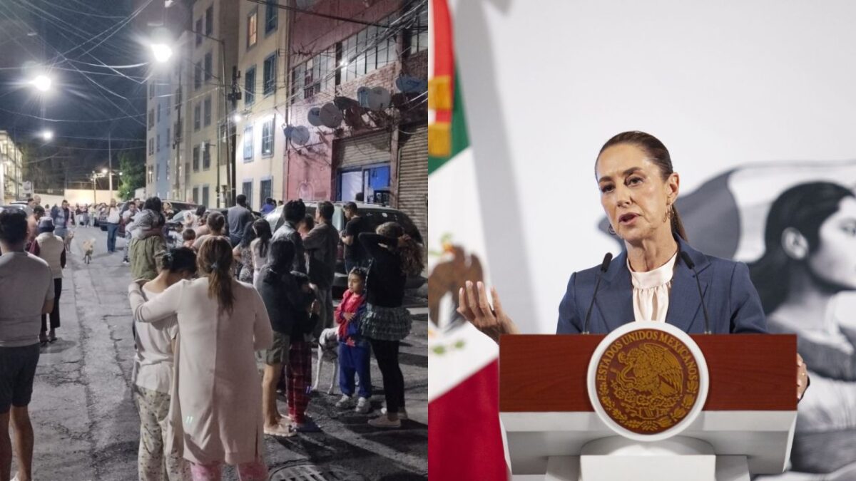 La presidenta Claudia Sheinbaum informó que, al corte, no se reportan daños por el sismo magnitud 5.5 con epicentro en Tlaxiaco, Oaxaca.