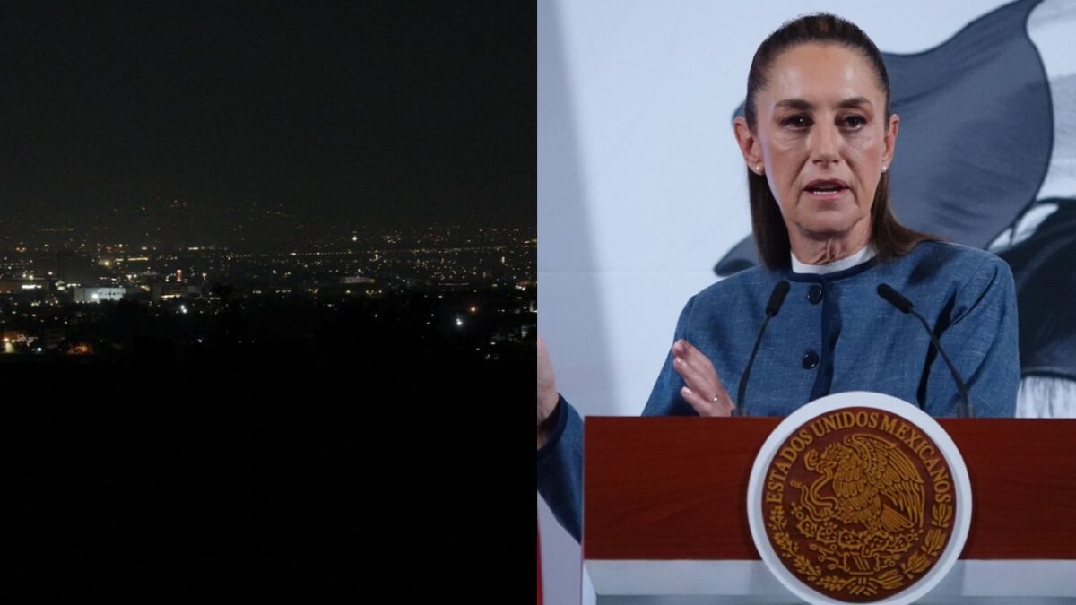 La presidenta de México, Claudia Sheinbaum informó que el mega apagón que se registró la noche del lunes en Quintana Roo y algunas zonas en Yucatan, Tabasco, Campeche y Chiapas, fue ocasionado por la falla de un equipo en la planta de cogeneración de nuevo Pemex en Cactus.