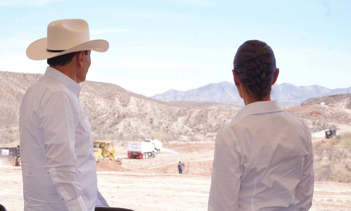 Desde Bavispe, Sonora, Claudia Sheinbaum informó que la obra de la carretera Bavispe-Nuevo Casas Grandes va a generar cerca de 5 mil 600 empleos.