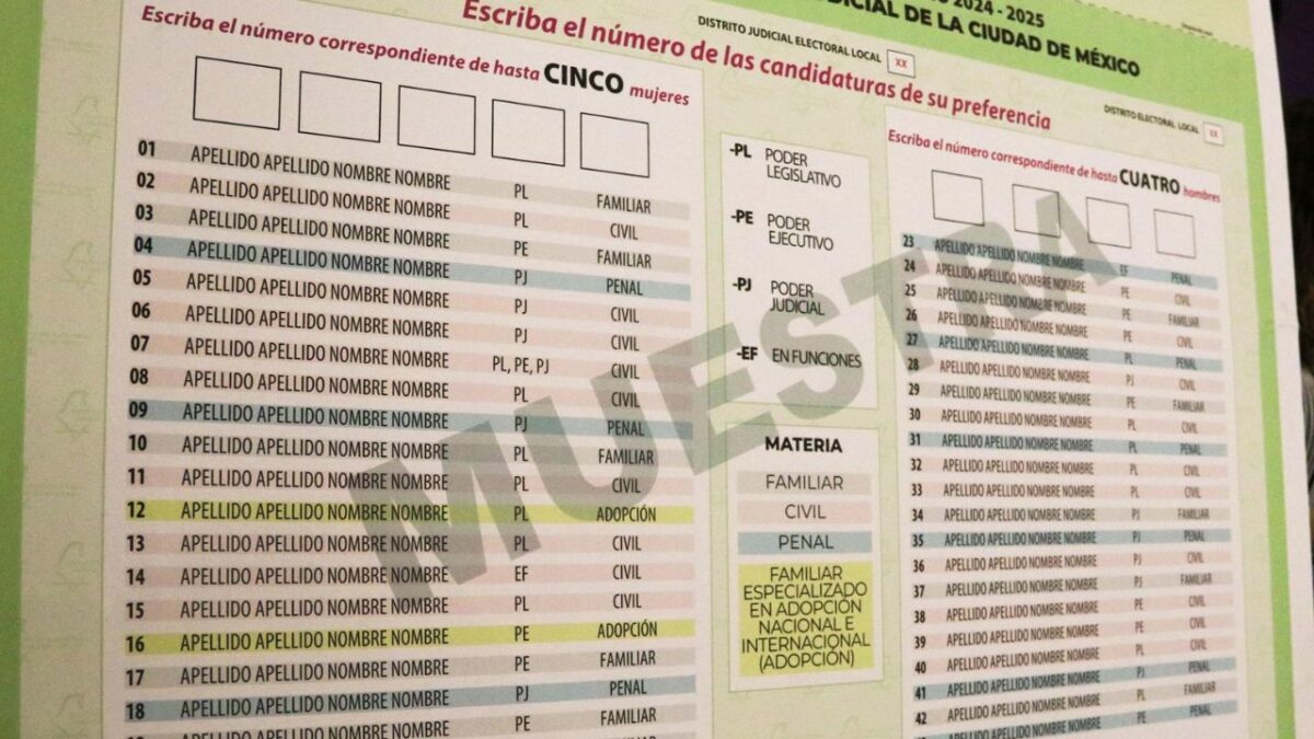 Este domingo 30 de marzo iniciarán las campañas de los candidatos que formarán parte de la llamada elección judicial.