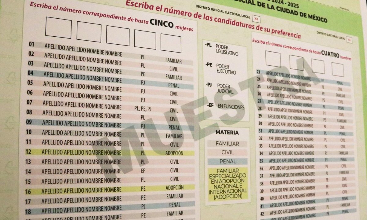 Este domingo 30 de marzo iniciarán las campañas de los candidatos que formarán parte de la llamada elección judicial.