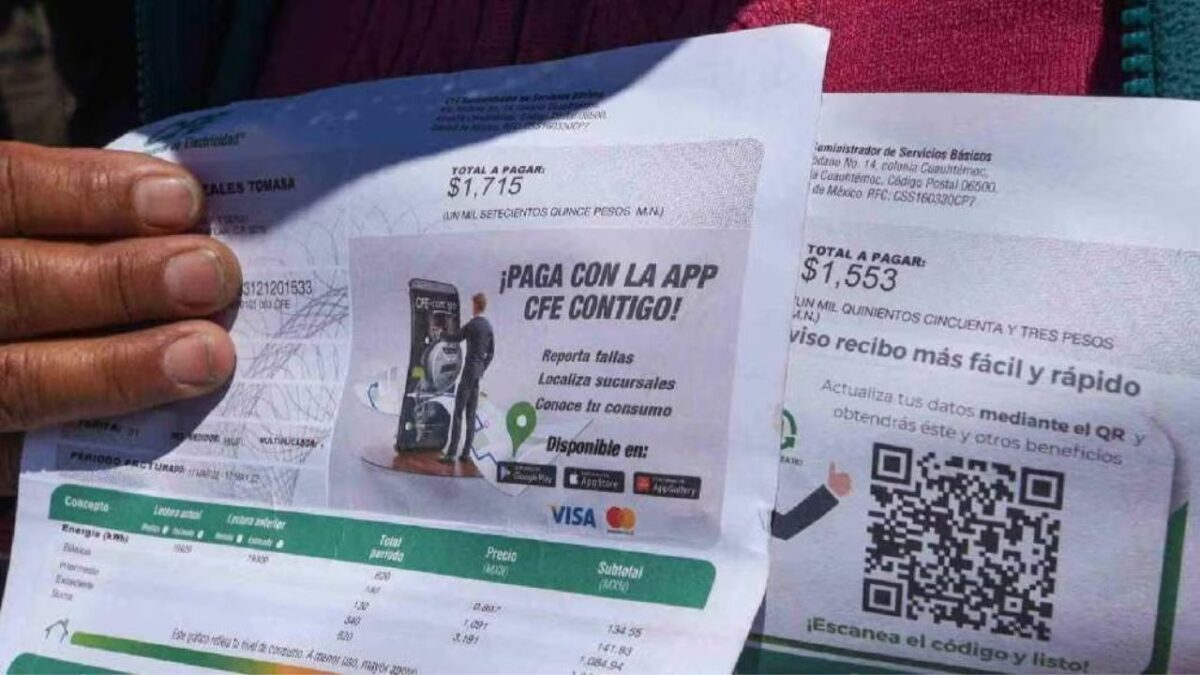 Así puedes descargar tu recibo de la Comisión Federal de Electricidad (CFE) en línea.