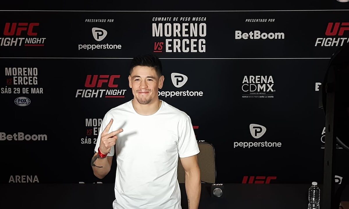 2 derrotas y un empate es el récord que tiene Brandon Moreno en territorio mexicano, con una marca profesional de 22 victorias y ocho derrotas, además de dos empates dentro de la UFC