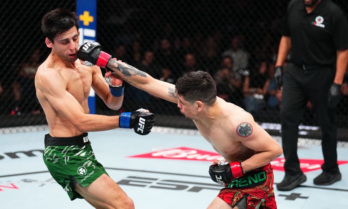 Brandon Moreno consiguió el triunfo contra el peleador Steve Erceg, en la pelea estelar de la UFC Fight Night 2025 en la CDMX.