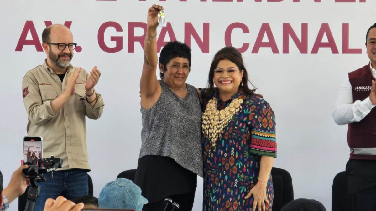 Clara Brugada explicó que se trata de un proyecto diario para construir viviendas sociales para la población que menos recursos tiene.