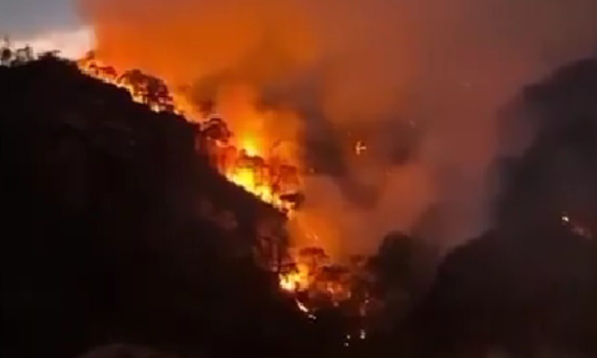 El incendio forestal en Tepoztlán, está controlado en un 40 por ciento, sofocado en un 30 por ciento y la superficie afectada fue de 100 hectáreas, según la Conafor.