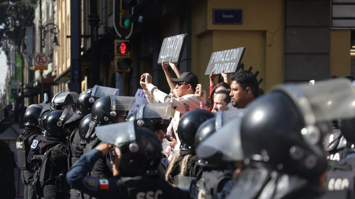 Corridas de toros dejan tres detenidos en Congreso CDMX