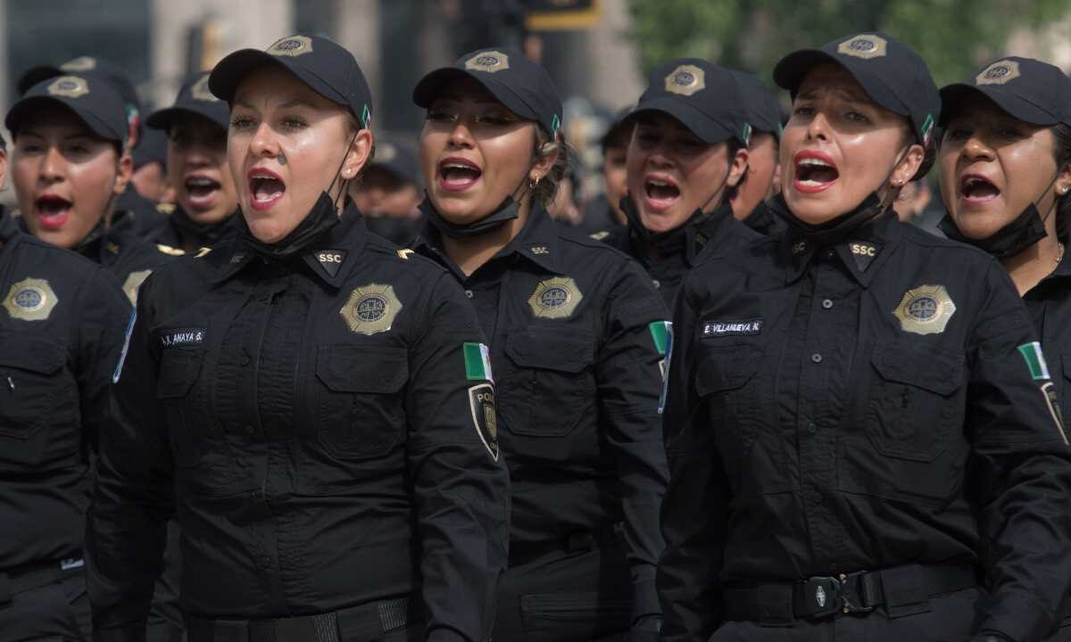 Las 800 mujeres policías brindarán acompañamiento a distancia durante la Marcha del 8M.