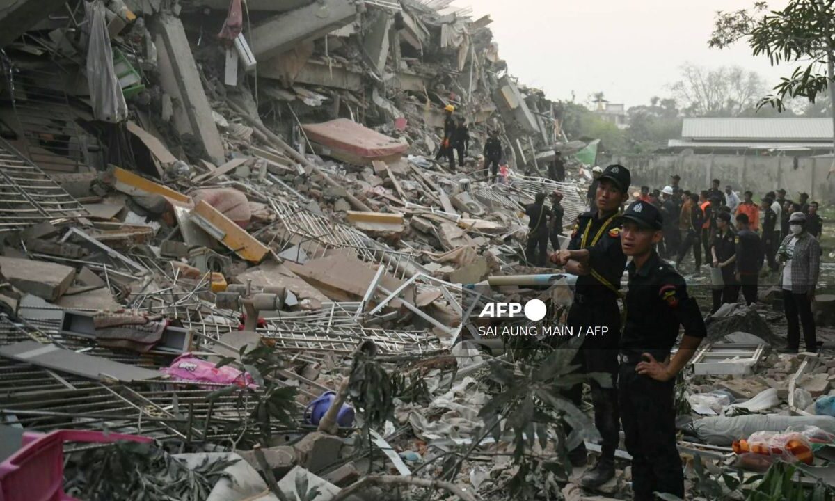 terremoto en Birmania