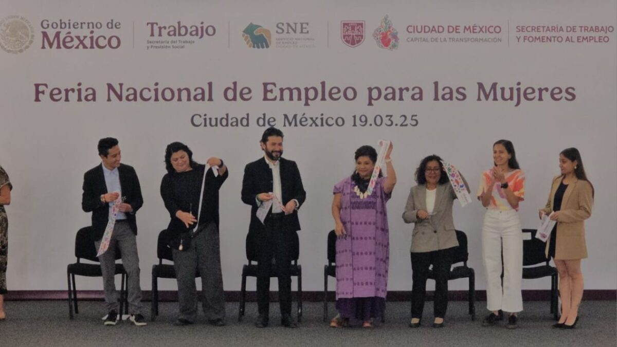 En la capital del país, el 45% de la población ocupada labora en la informalidad, aseguró Clara Brugada durante Feria Nacional de Empleo.