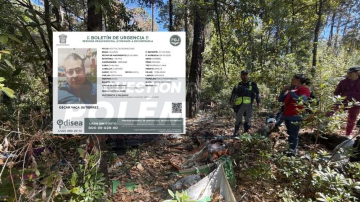 El profesor desapareció el 6 de marzo en el municipio de Otzoloapan, y ahora lo hallaron sin vida en Valle de Bravo.
