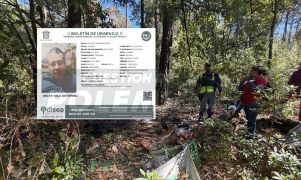 El profesor desapareció el 6 de marzo en el municipio de Otzoloapan, y ahora lo hallaron sin vida en Valle de Bravo.