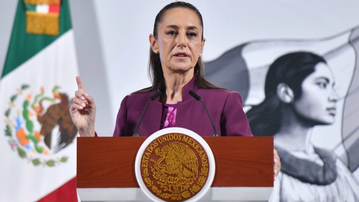 Claudia Sheinbaum en su Mañanera del Pueblo