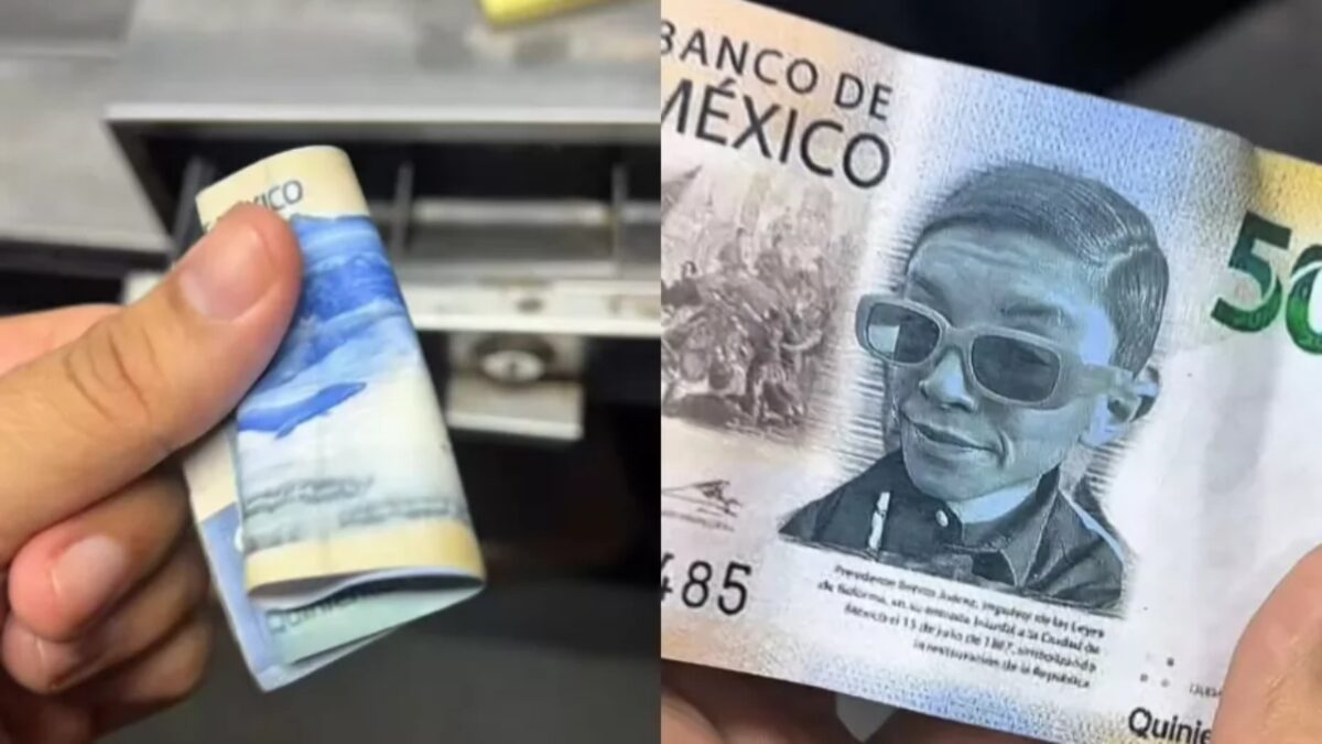 Comerciante recibe billete de 500 con la cara de la Venenito