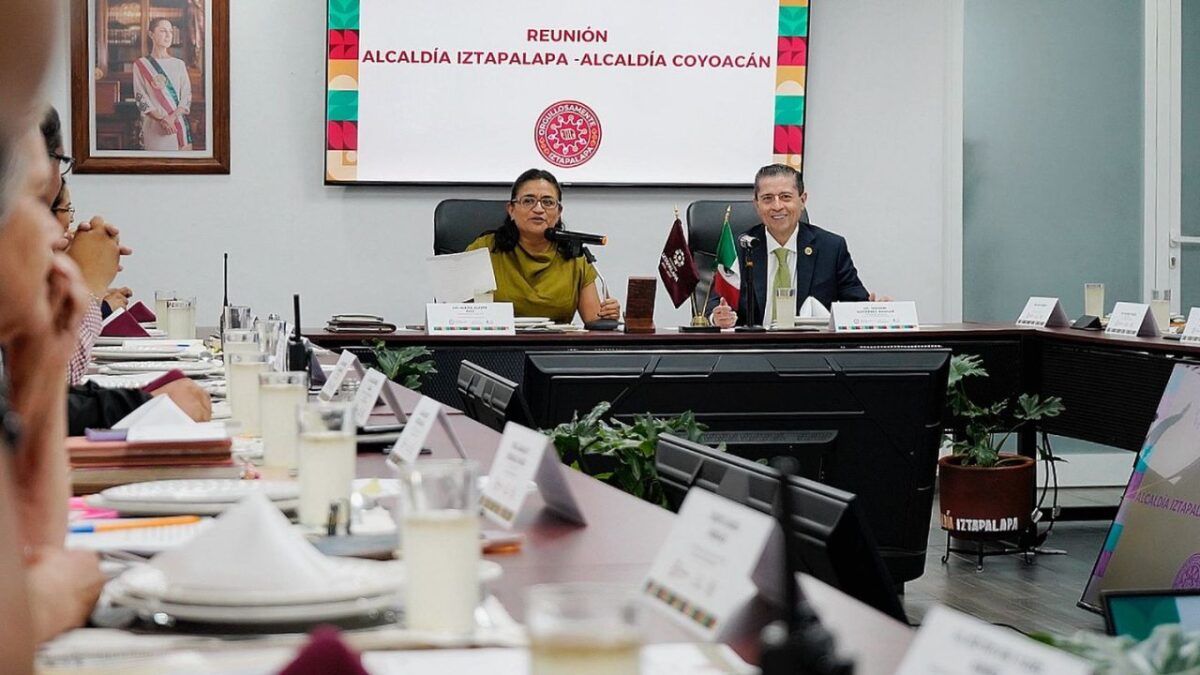 El alcalde Coyoacán, Giovani Gutiérrez, y la alcaldesa de Iztapalapa, Aleida Alavez, anunciaron que el acuerdo de colaboración entre ambas demarcaciones.