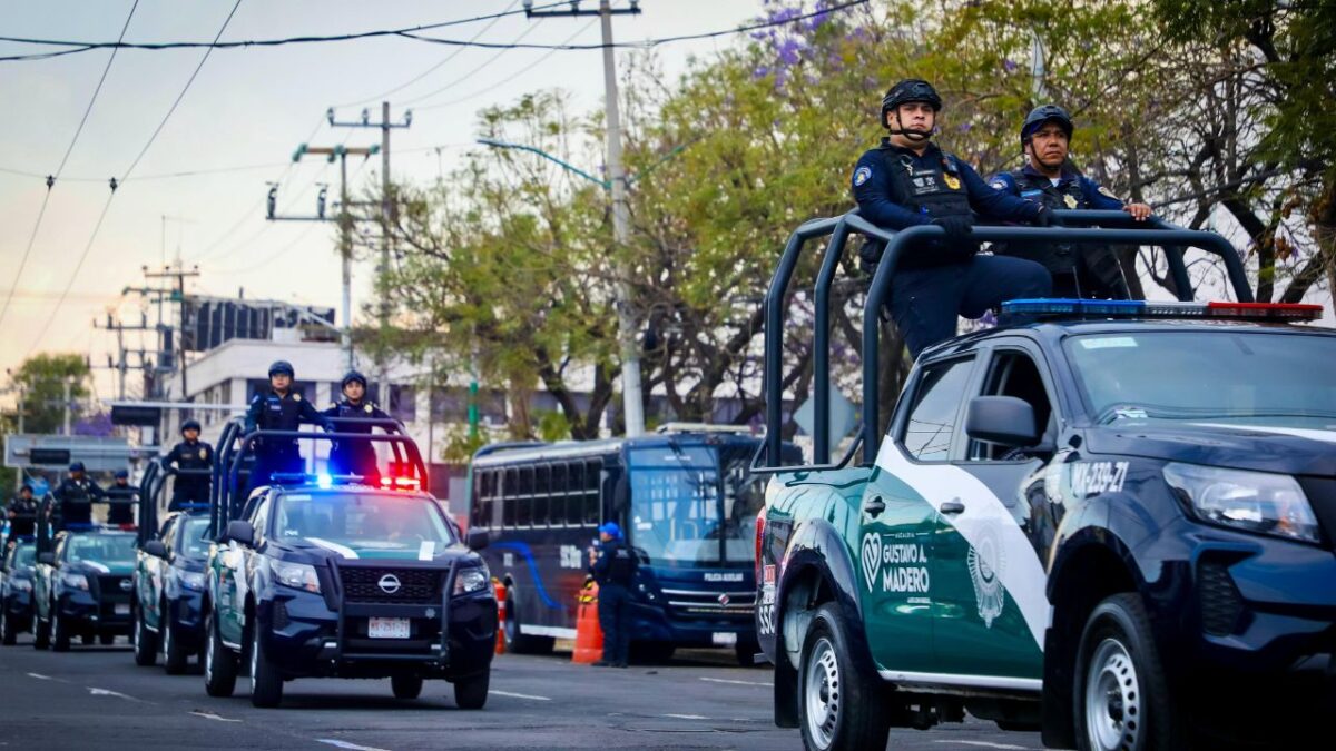 Alcalde Janecarlo Lozano refuerza seguridad en la Gustavo A. Madero con más patrullas.