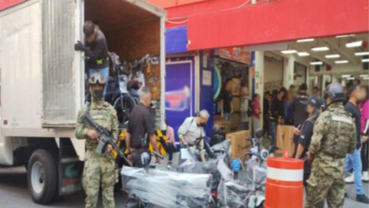 La Marina asegura 237 bicimotos en la CDMX; van 740 en menos de dos semanas.