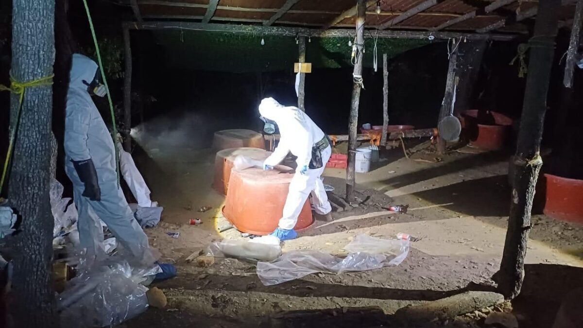 Megalaboratorio del narco en Zacatecas