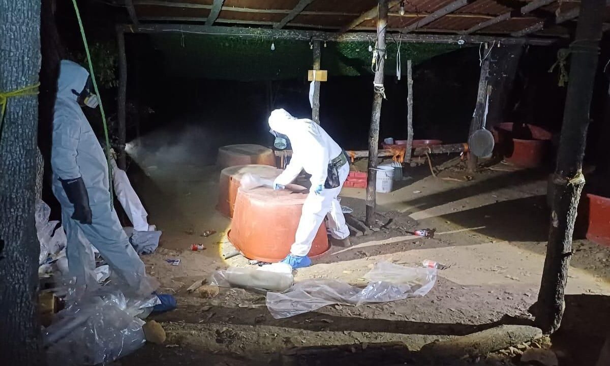 Megalaboratorio del narco en Zacatecas