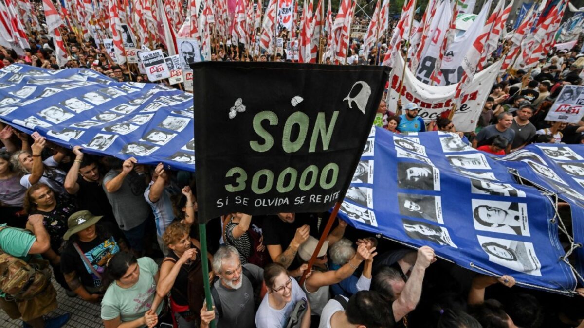 Argentina vivió una de las movilizaciones más concurridas de los últimos años en el marco del Día de la Memoria.