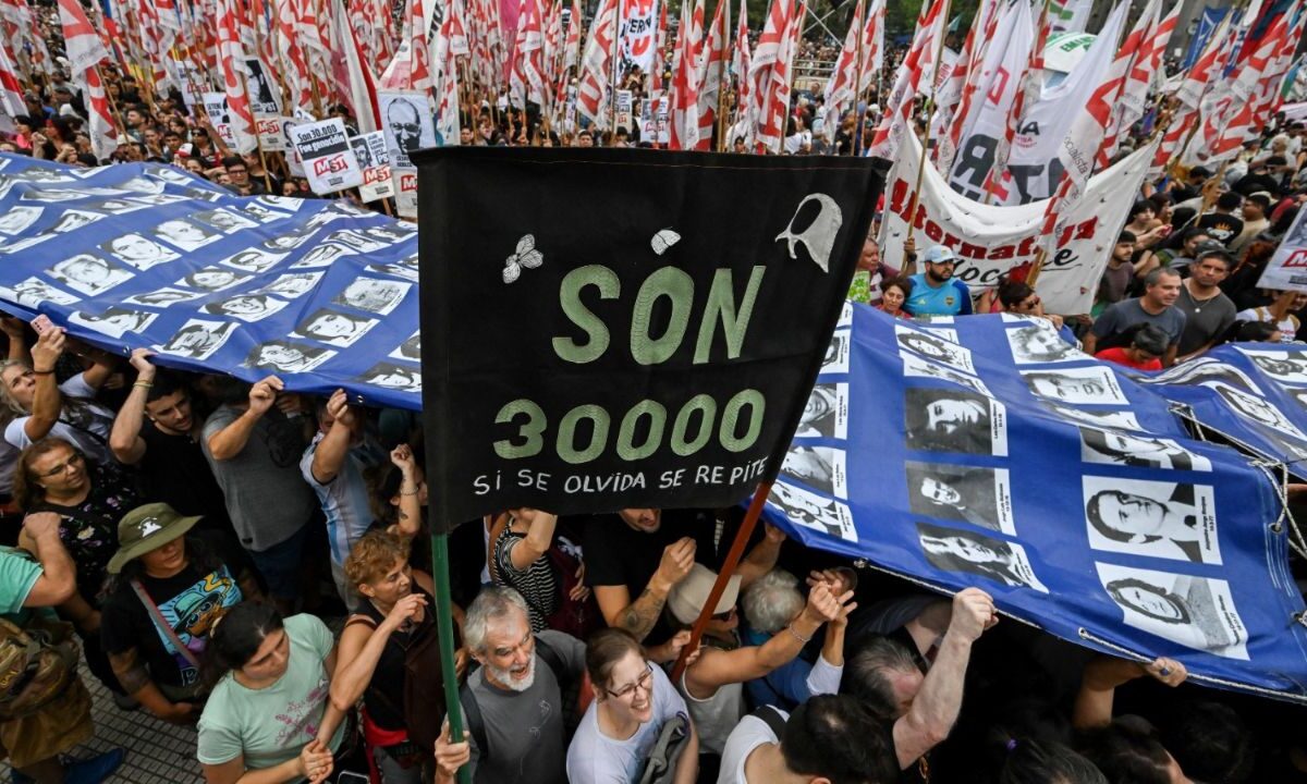 Argentina vivió una de las movilizaciones más concurridas de los últimos años en el marco del Día de la Memoria.