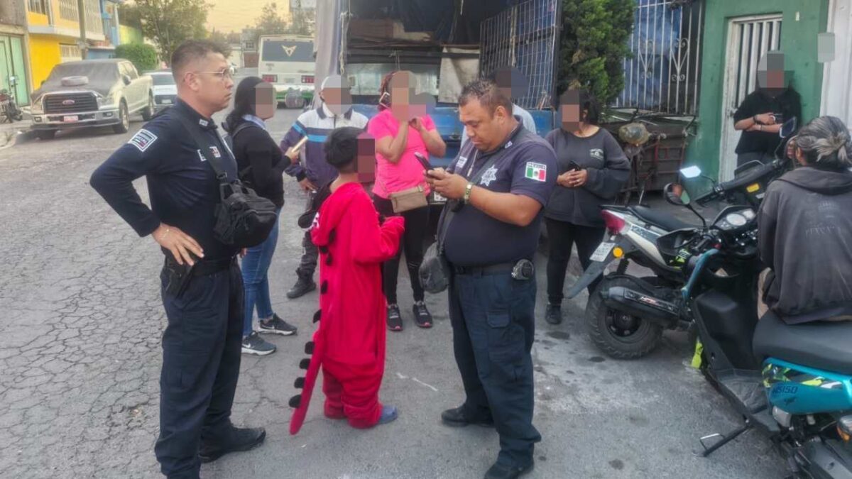 Con engaños un menor salió de su casa porque unos sujetos querían extorsionar a la madre, esto en Ecatepec.
