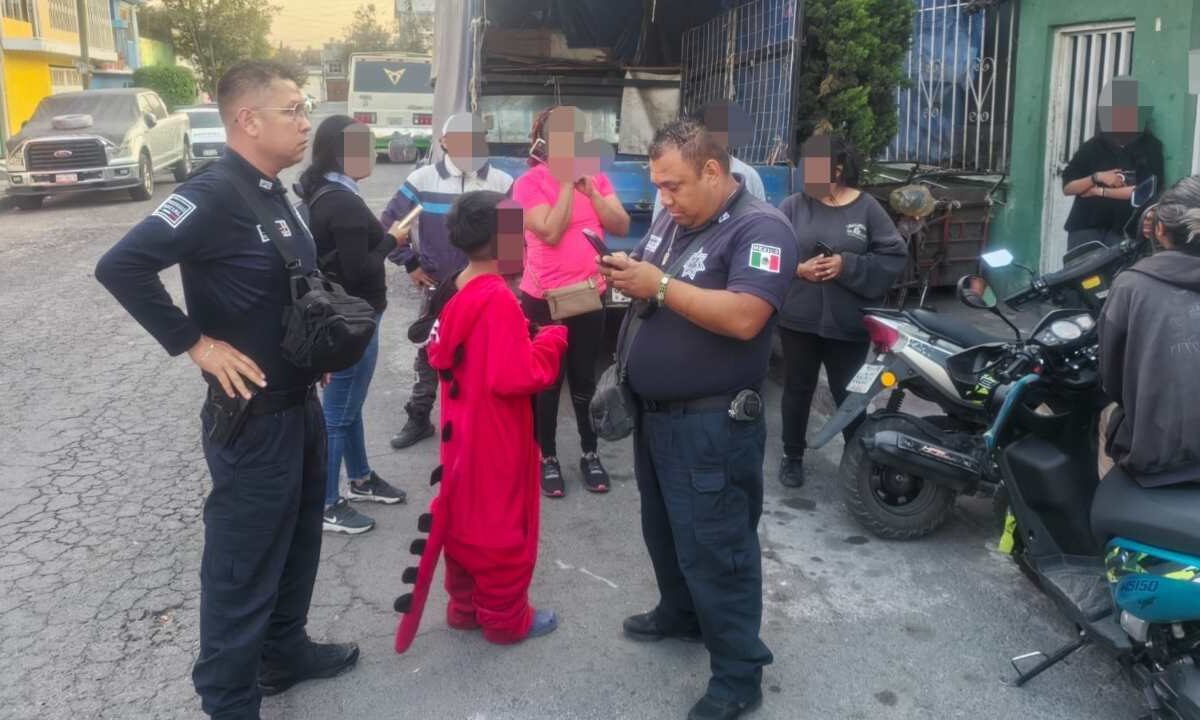 Con engaños un menor salió de su casa porque unos sujetos querían extorsionar a la madre, esto en Ecatepec.