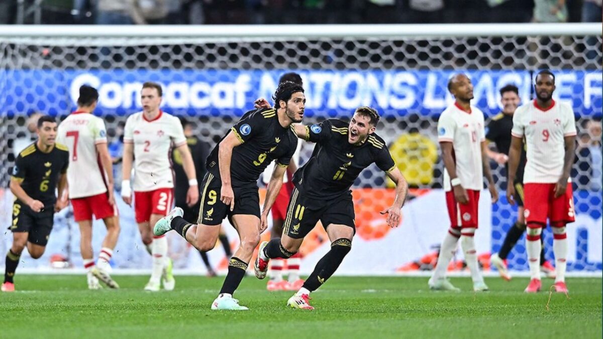 Con par de goles de Raúl Jiménez, México derrotó a Canadá y va a la final de la Concacaf Nations League.