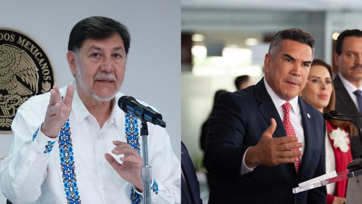 Noroña le respondió a Alito Moreno por los señalamiento del dirigente del PRI.
