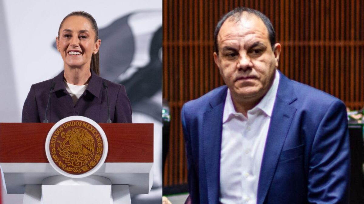 Pide Sheinbaum a Cuauhtémoc Blanco acudir a la Fiscalía de Morelos a declarar