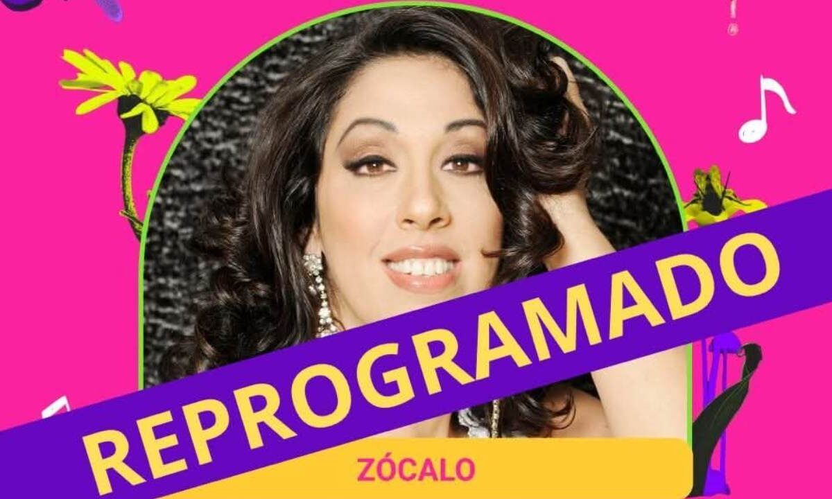 Posponen el concierto de Regina Orozco en la Noche de Primavera en el Zócalo de la CDMX, por plantón de maestros.