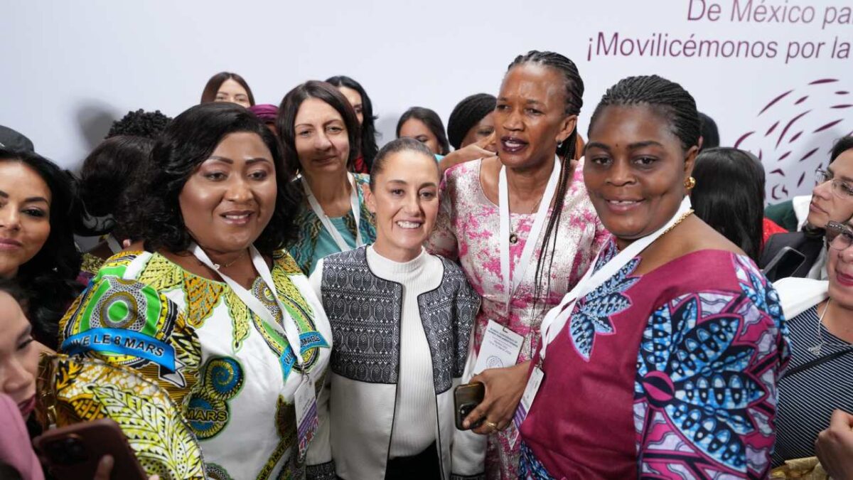 Claudia Sheinbaum encabezó la inauguración de la primera Conferencia Mundial de Mujeres Parlamentarias en Palacio Nacional.