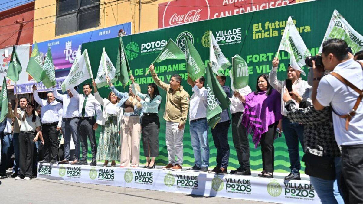 Ricardo Gallardo Cardona dijo que, al trabajar sociedad y Gobierno, Villa de Pozos tiene todo el respaldo del Estado.