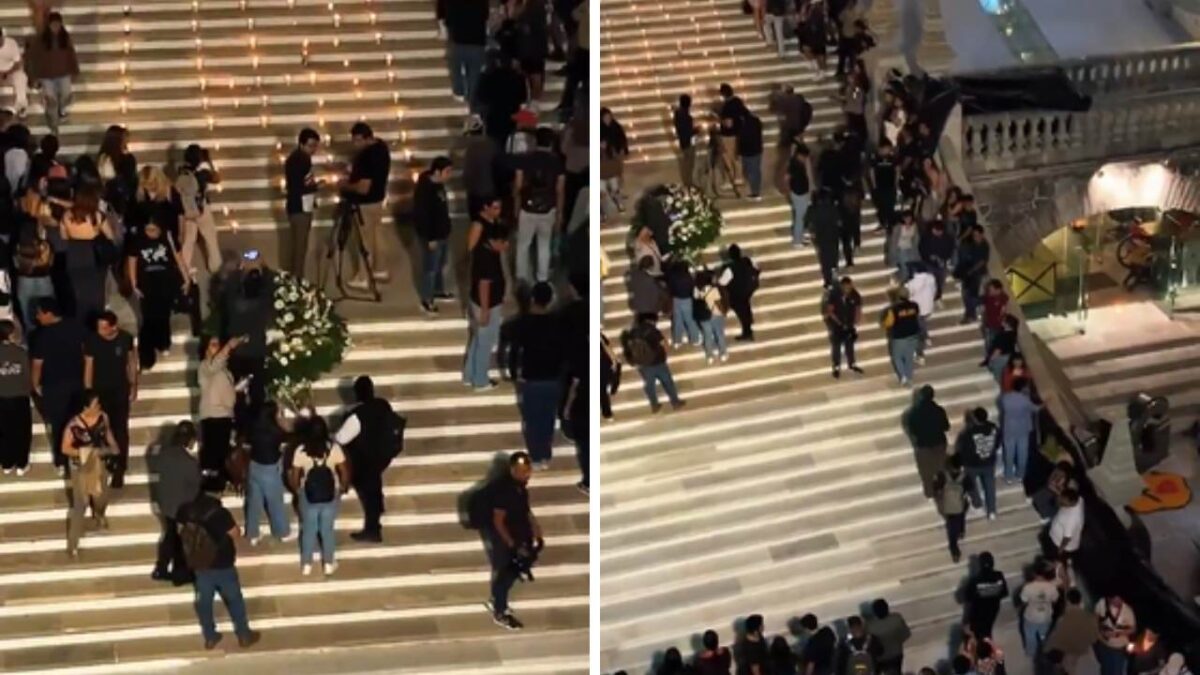Cientos de personas rindieron un homenaje a los estudiantes de la Universidad de Guanajuato fallecidos en un accidente.